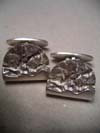 Cuff links in sterling silver